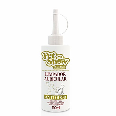 LIMPADOR AURICULAR 110ML - PET SHOW