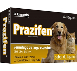 PRAZIFEN 800MG X 4 VERMIFUGO PLUS (04/23)